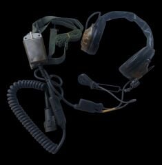 Astrocom  H-227 Askeri Pilot/Tankçı Radyo İletişim Kulaklığı Model-1 (Sıfır Ayarında)