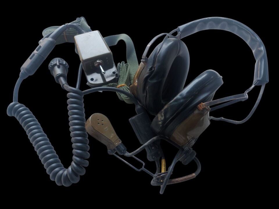 Astrocom H-227 Askeri Pilot/Tankçı Radyo İletişim Kulaklığı Model-2 (Sıfır Ayarında)