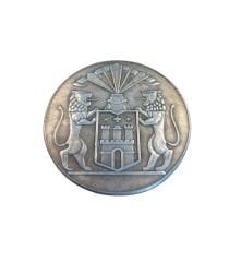 4.5 cm. Çap Ww2 Alman (Üçüncü Reich) Dönemi Hamburg Şehir Ödül Madalyası