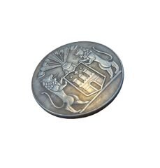 4.5 cm. Çap Ww2 Alman (Üçüncü Reich) Dönemi Hamburg Şehir Ödül Madalyası