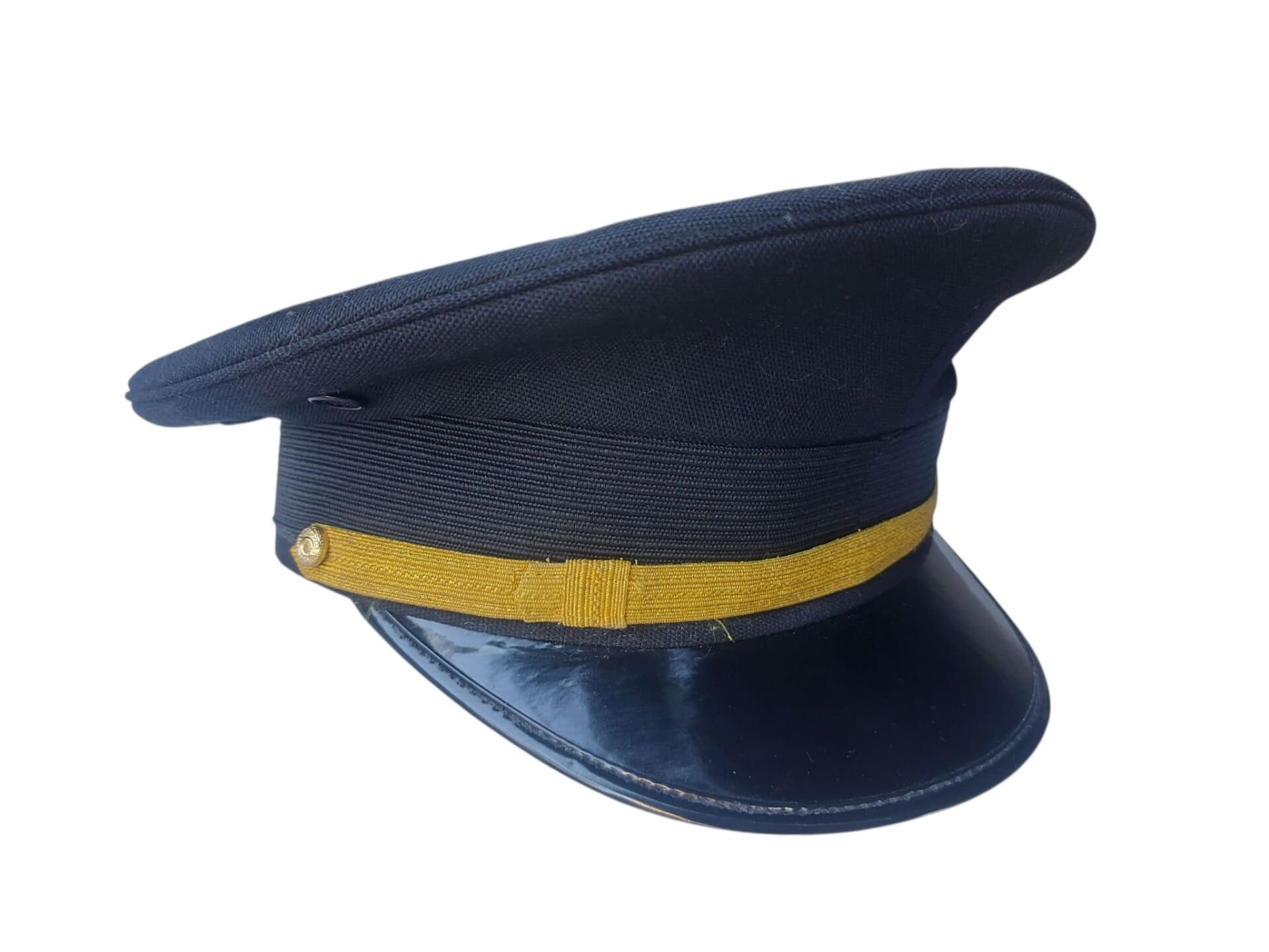 Mesdres Siyah Subay Şapka (55-56-57 Numaralar) Sıfır Ürün