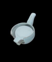 15x8 cm Porselen İçinde 4 Adet 8x7 cm Porselen Sunumluklar (Altın Varak Süslemeli)