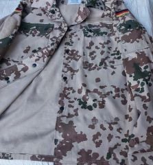 Alman Ordusu Deniz Piyade Kamuflaj Ceket Unisex (M Beden)