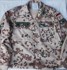 Alman Ordusu Deniz Piyade Kamuflaj Ceket Unisex (M Beden)