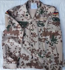 Alman Ordusu Deniz Piyade Kamuflaj Ceket Unisex (M Beden)