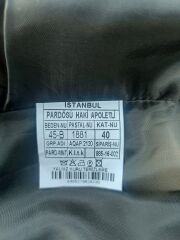 Kara Kuvvetleri Komutanlığı  Pardesü Haki Renk (Trençkot) Sıfır Ürün  (45B-S Beden)