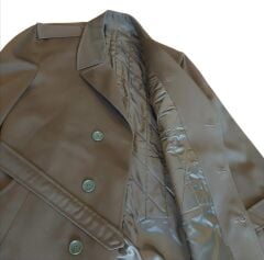 Kara Kuvvetleri Komutanlığı  Pardesü Haki Renk (Trençkot) Sıfır Ürün  (45B-S Beden)