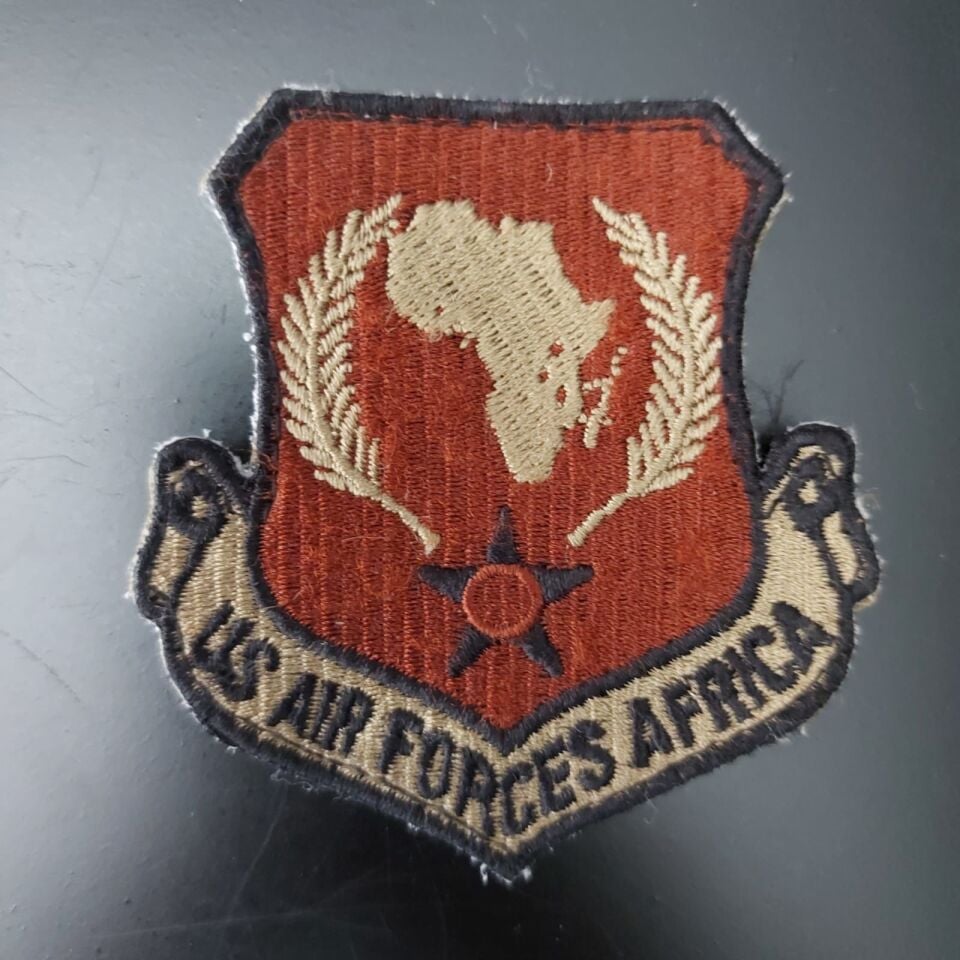 7.5x7.5 cm. US Peç (US Air Force Africa)
