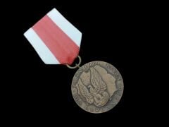 3.5 cm. Çap Polonya Halk Cumhuriyeti (PRL) Ülke Savunmasında Üstün Hizmet Madalyası(1966-1989)