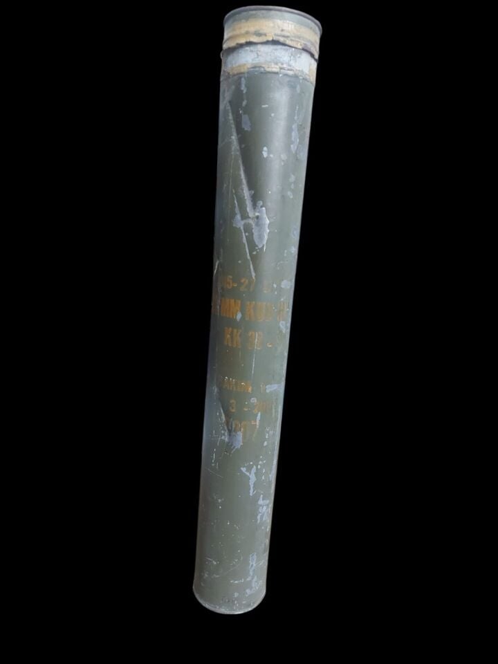 81 mm. Havan Harp Mühimmatı Taşıma ve Muhafaza Tüpü (69x10 cm.)