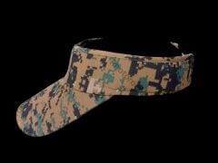 Dijital Kamuflaj Vizör Şapka (Güneşlik) Ayarlanabilir