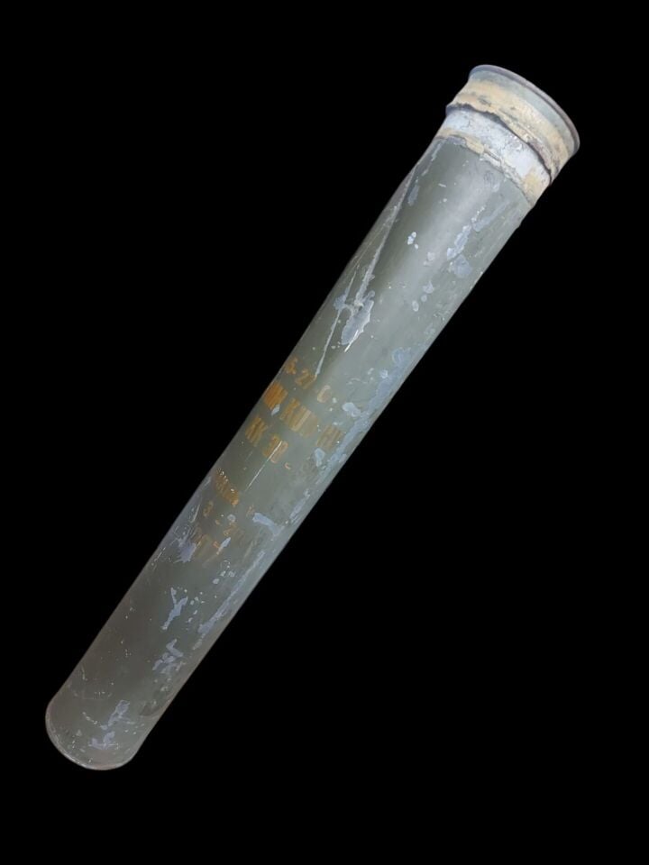 81 mm. Havan Harp Mühimmatı Taşıma ve Muhafaza Tüpü (69x10 cm.)