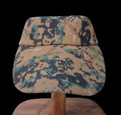 Dijital Kamuflaj Vizör Şapka (Güneşlik) Ayarlanabilir