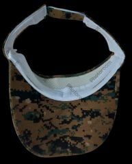 Dijital Kamuflaj Vizör Şapka (Güneşlik) Ayarlanabilir