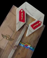 25x43 cm. Üniforma Formunda Ahşap Askılık Modeli