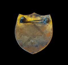 5x4.5 cm.1940-1950'ler Deniz Kuvvetleri Komutanlığı Metal Brove (Kabartma Pirinç )