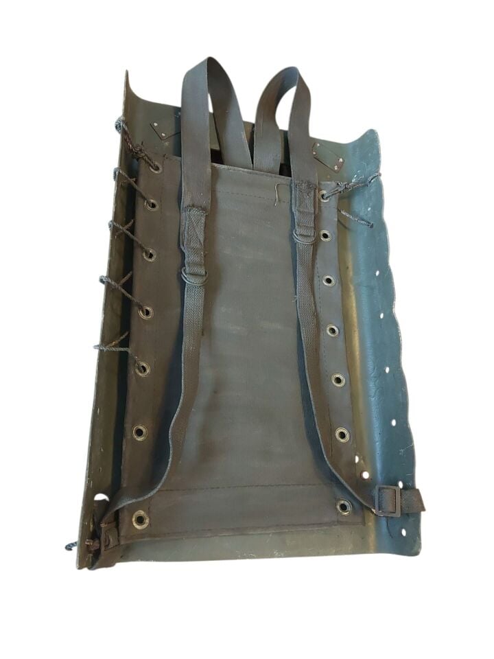 61x38x10 cm. Haki Renk Askeri Packboard (Sırt Taşıma İskeleti)