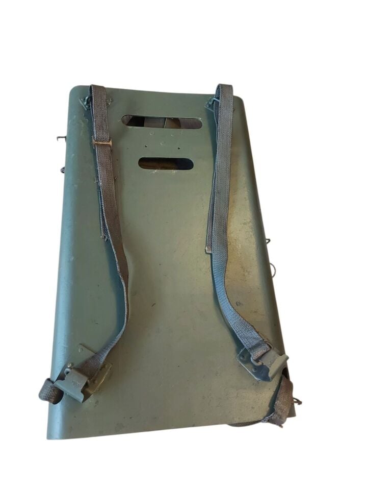 61x38x10 cm. Haki Renk Askeri Packboard (Sırt Taşıma İskeleti)