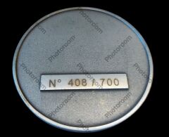 6,5 cm. Çap 17. Paraşüt  Mühendis Alayı Fransa Madalyon (Ağır Metal Malzeme)