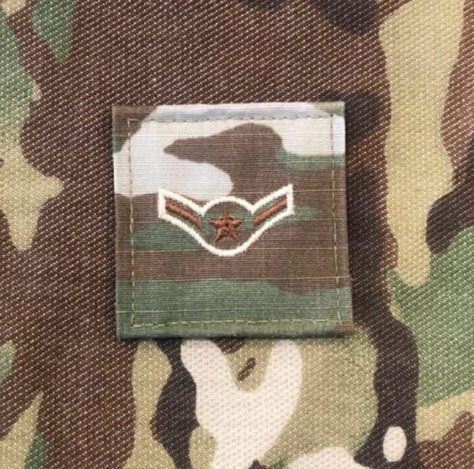 5x5 cm. US Airman Minyatür Rütbe Model-2