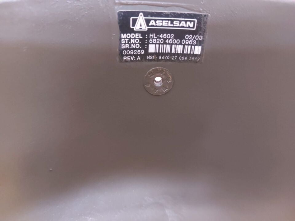 Aselsan HL-4602 Askeri Kompozit /Balistik Kask (Miğfer) Kabuğu