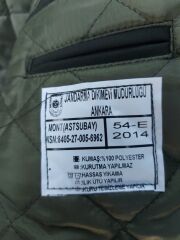 Jnd. Haki Mont Unisex (Su Geçirmez Kumaş) (54-C-D-E/L Beden) Sıfır Ürün