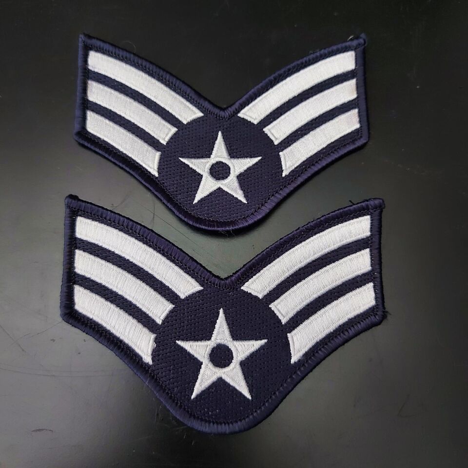 US Senior Airman (Kıdemli Havacı) Rütbe (Çift)