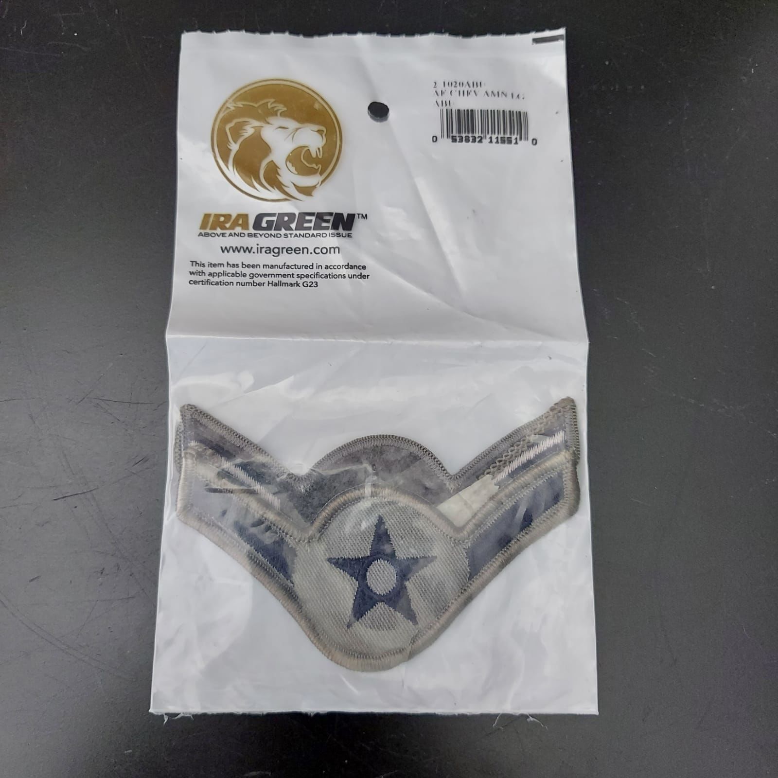 US Airman Rütbe (Çift)( Açılmamış Poşetinde)