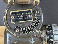 20x12 cm. 1983 Havan Nişangahı