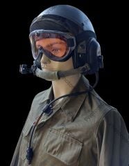 1988 ABD Ordusu DH-132 Muharebe Aracı Mürettebat Tank Kask+Gözlük