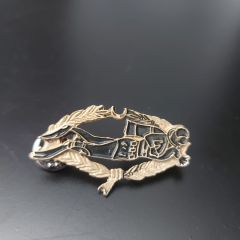 4,5x2,5 cm. Balık Adam Metal Brove