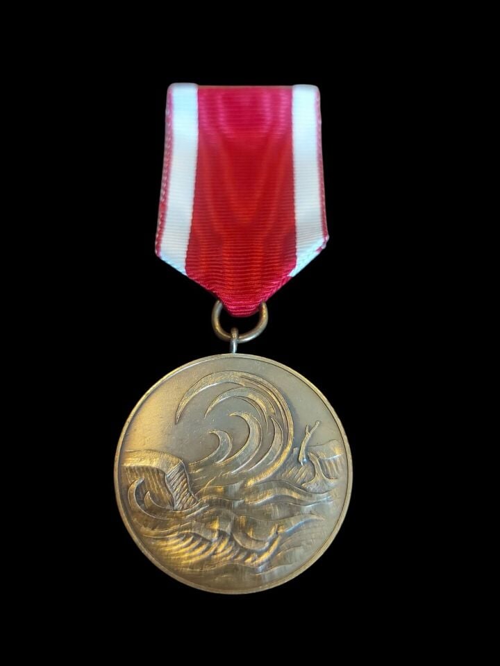 1962 Almanya Aşağı Saksonya Eyaleti Fırtına Gelgit Anı Madalyası