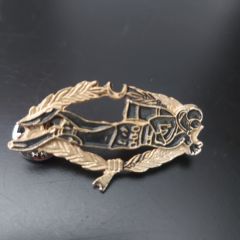 4,5x2,5 cm. Balık Adam Metal Brove
