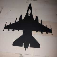 Metal Uçak Dekoratif