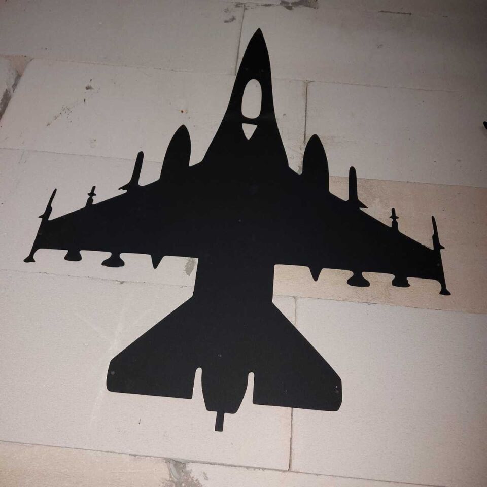 Metal Uçak Dekoratif