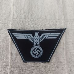 8x4,5 cm. Siyah Kumaş Zemin Üzerinde Alman Motifler Model-2