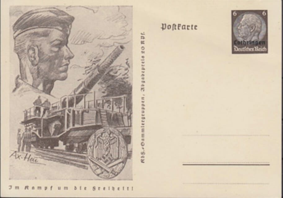 Model-1 Üçüncü Reich 1933-1945 Berlin Damgalı Damgasız Kartela