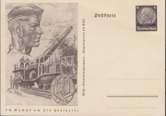 Model-1 Üçüncü Reich 1933-1945 Berlin Damgalı Damgasız Kartela