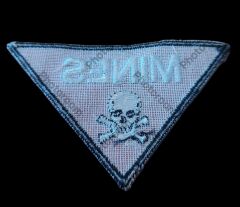 9x7x7 cm. Patch Ukrayna (2022-2024 Chevron Mayın Bombalama Ekipleri)