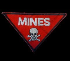 9x7x7 cm. Patch Ukrayna (2022-2024 Chevron Mayın Bombalama Ekipleri)