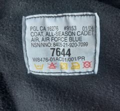 Kanada Hava Kuvvetleri Parka Polar Montlu (XL Beden) Sıfır Ürün