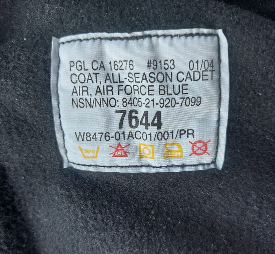 Kanada Hava Kuvvetleri Parka Polar Montlu (XL Beden) Sıfır Ürün