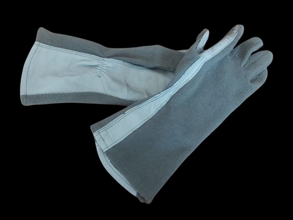 Orjinal Savaş Pilotu Uçuş Eldiveni Deri-Kumaş 10 Size (XL Beden)