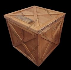 40x40x40 cm. Ahşap Organizer Modeli