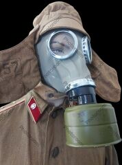Rus OKZK(Afghanka-Çernobil) Şapka-GP5 Gaz Maskesi+Gost Filitre Kombini Unisex