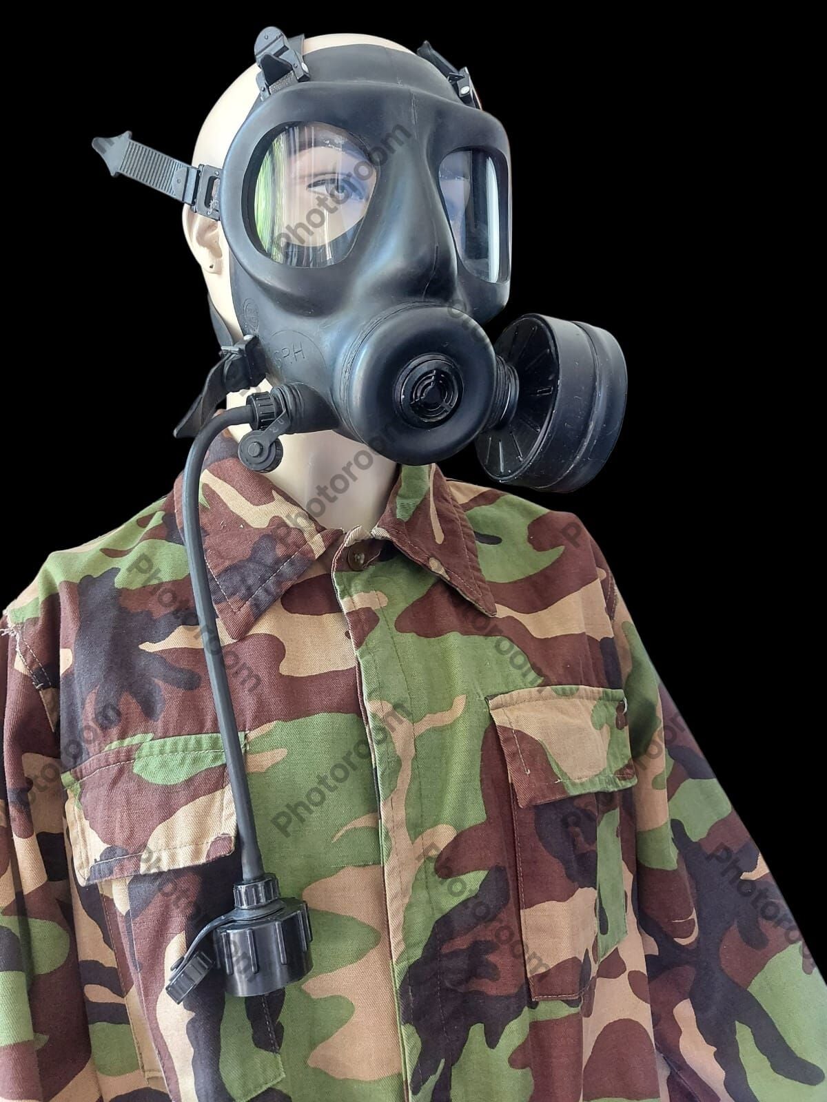 MKE SR10-ST Gaz Maskesi+MKE D12 KBRN Filitre (Su İçme Tertibatlı)