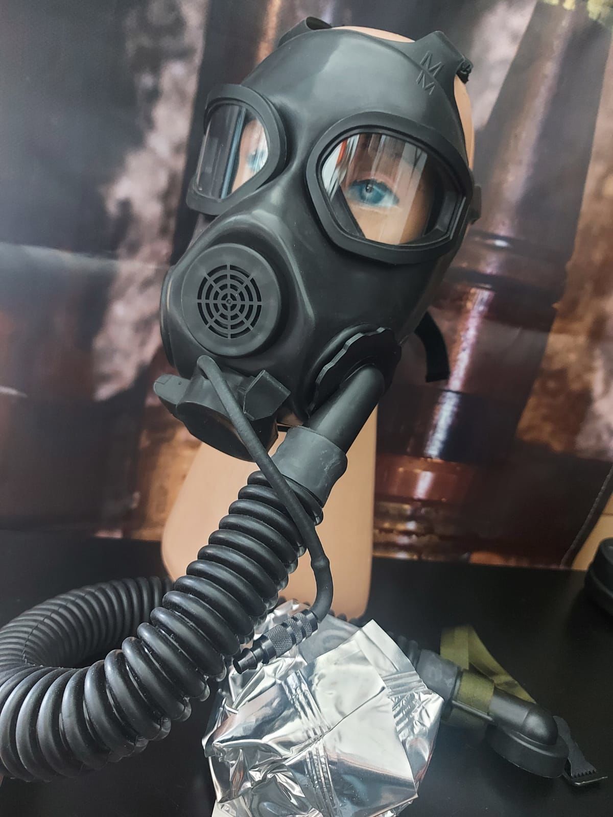 US  M45 Gaz Maskesi+ 40mm Filtre (Sıfır Ürün)