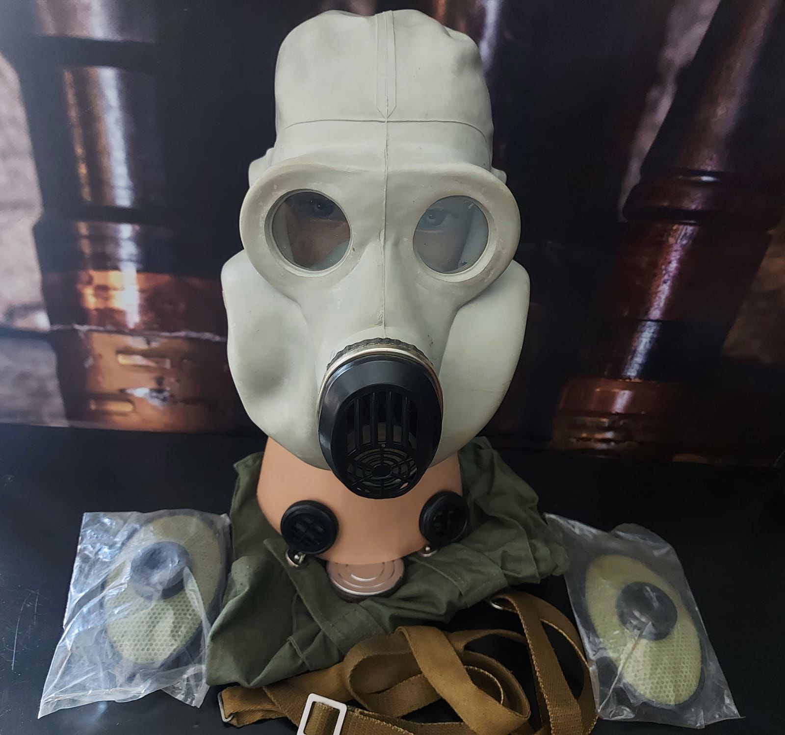 Rus PBF (Gorilla veya Hamster) Gaz Maskesi Modeli (Çantalı)