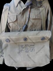 1952 US M9A1 Gaz Maskesi+60mm Filitre+Çanta ve US DH-132 Mürettebat Kask Kombini