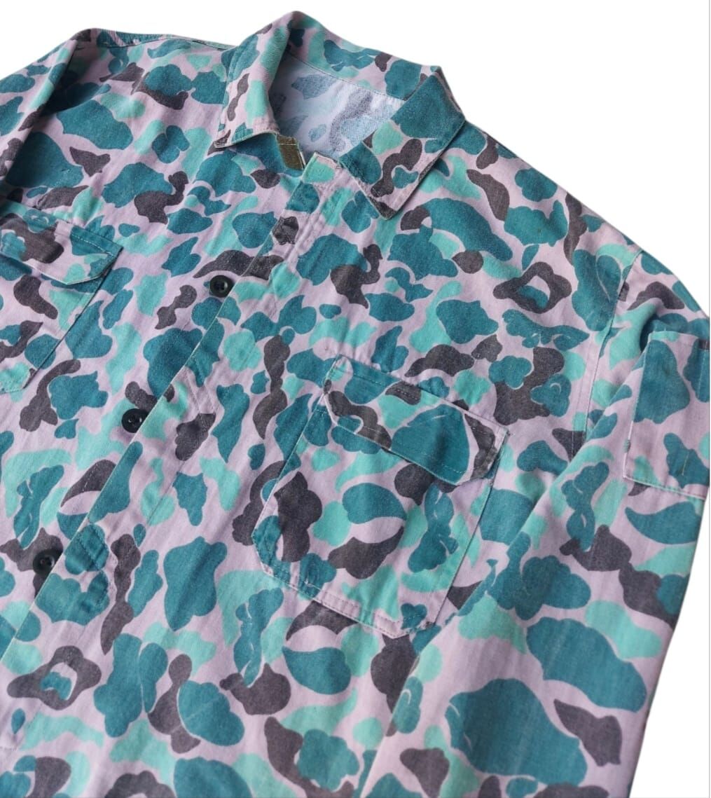 Duck Hunter Desen Kamuflaj Üst Gömlek  Unisex (S Beden)